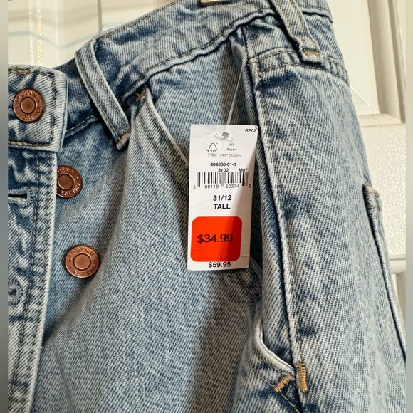 NWT Gap Denim Wrap Mini Skort - Picture 2 of 7